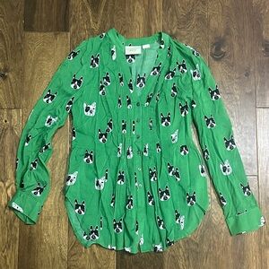 Maeve Frenchie Printed Blouse Size 4